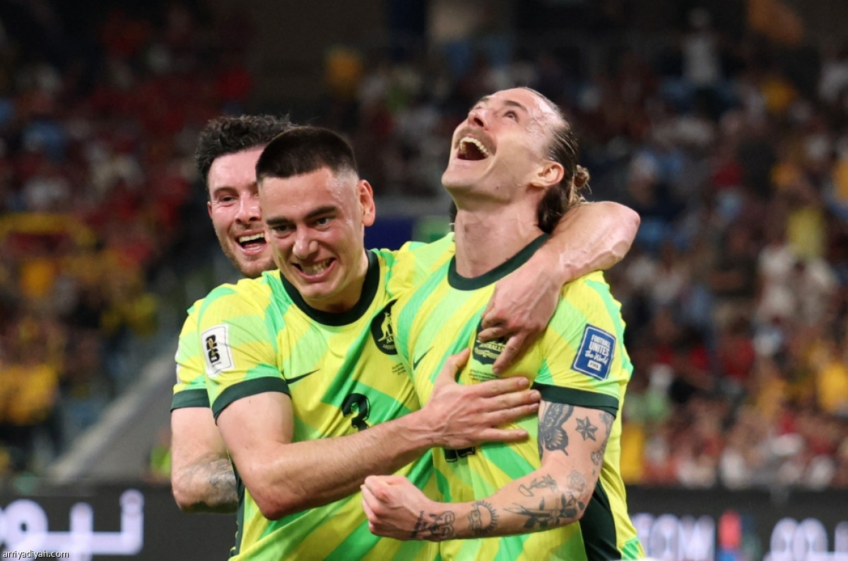 فرحة أستراليا